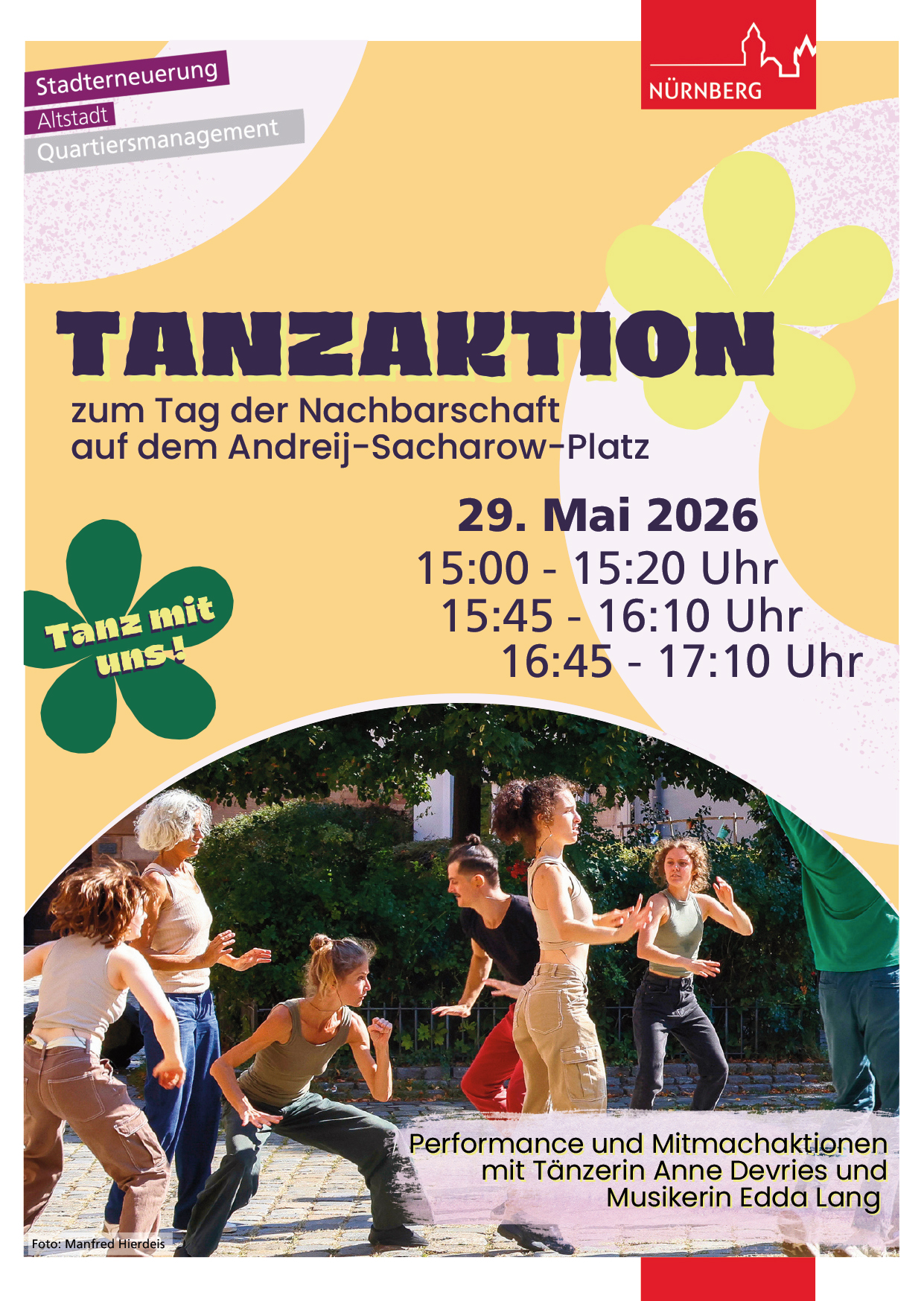 Tanzaktion 29. Mai in Nürnberg – Zuschauen & Mitmachen!